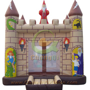 inflatable halloween castle